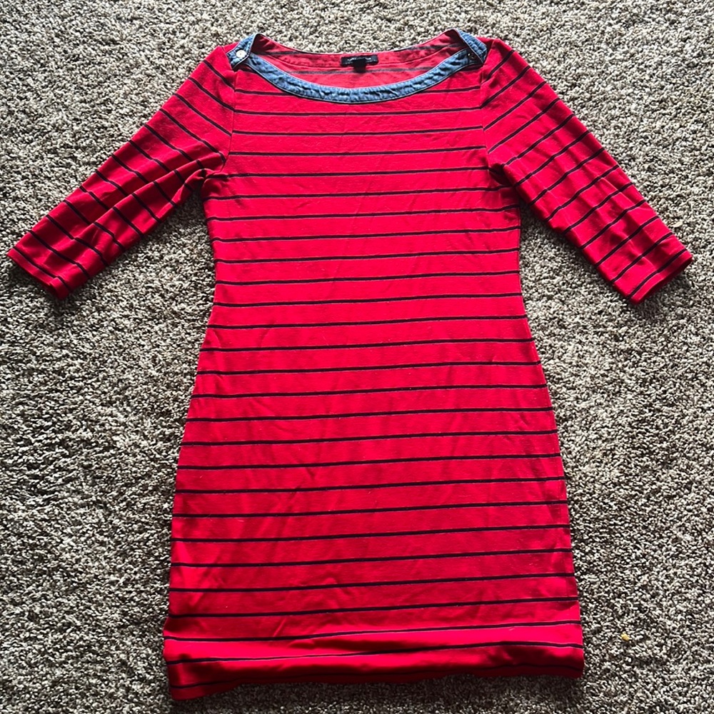 Red Stripped Tommy Hilfiger Dress(medium)